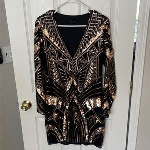 Express Elegant Black Dress